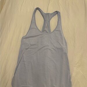 Lululemon Women's Light Blue Tank Top